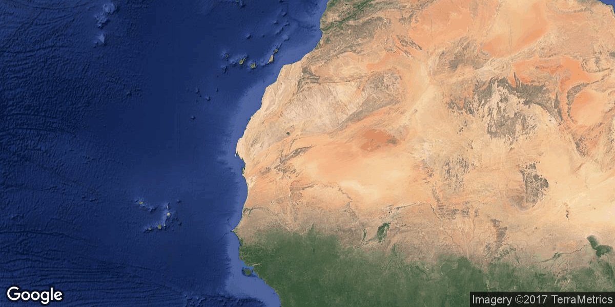 Weather forcast for Mauritania
